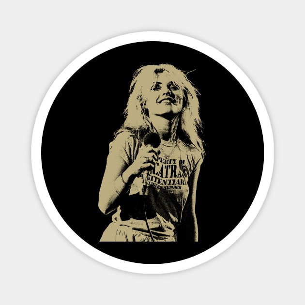 Classic Vintage Blondie Music Setup Official Magnet by BarryBridgesScene